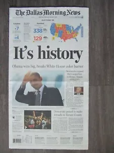 The Dallas Morning News - Barack Obama Election - November 5, 2008 - Picture 1 of 2