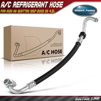 AC Refrigerant Suction Line Hose for Audi A8 Quattro 1997-2003 S8 2001-2003 4.2L - Image 1 of 4