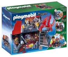 PLAYMOBIL 5420 Play Box Dragon's Lair New sealed OOP