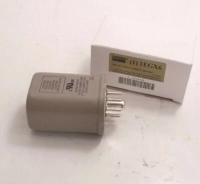 DAYTON 1EGX6 Hermetically Sealed Relay 240VAC Coil - 12A - DPDT (750XBXH-240A)  - Image 1 of 4