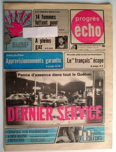 ANCIEN JOURNAL PROGRÈS ÉCHO DU 7 AVRIL 1982 - Imagen 1 de 5