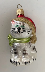 Weihnachtsschmuck Christbaumschmuck Weihnachten Katze 731/22 - Picture 1 of 3
