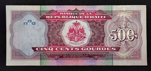 Authentic Haitian 500 Gourdes Banknote 2003 - Great Numismatic Investment