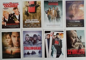 C52  8x Cinema Plakatkarten  STALINGRAD / 22 BULLETS / 21 / HERE AFTER etc. - Foto 1 di 2