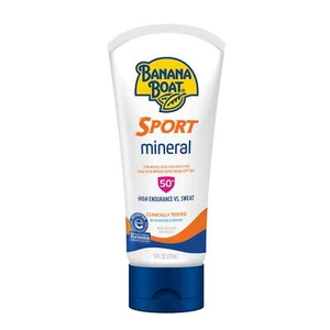 Banana Boat Sport Mineral Sunscreen Lotion SPF 50, 6oz | Banana Boat Mineral - Picture 1 of 8