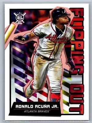 2020 Topps Big League #FO-2 Ronald Acuña Jr. Flipping Out - Image 1 of 2
