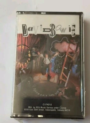 David Bowie SEALED Never Let Me Down Cassette Tape 1987 EMI America - Image 1 of 4