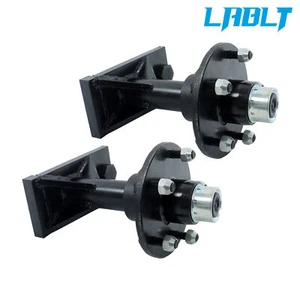 LABLT 5 × 5.5 Lug Superior Shipping Container Wheels and Bolt-on Spindle Kits - Picture 1 of 12