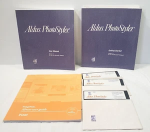 Aldus PhotoStyler 1.1  LOT User Manual Getting Started  5.25" floppy (3) Imagepa - Picture 1 of 14