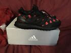 Adidas Valentines Day Ultra Boost 5.0 Dna Black With Red Hearts Sz 9 Men Bnib