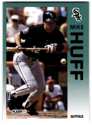 Mike Huff 1992 Fleer #85 Chicago White Sox - Image 1 of 2