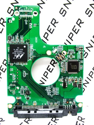 PCB - Western Digital 80GB WD800BJKT-75F4T0 SATA 2061-701574-A00 AC - Image 1 of 4