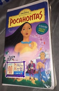 SEALED Disney POCAHONTAS Animated Family Video VHS 1996 VERY RARE Clamshell - Imagen 1 de 5