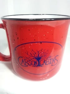 CARSON CABINS COFFEE MUG. CARSON CABINS MUG. Art Deco Mug. B267 - Picture 1 of 10