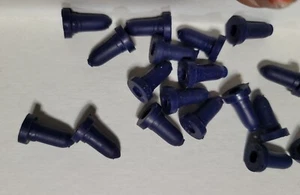1977 Riviton 300 Master Set-Game Parts 20 Dark Blue Rubber Rivets. PARTS ONLY - Picture 1 of 7