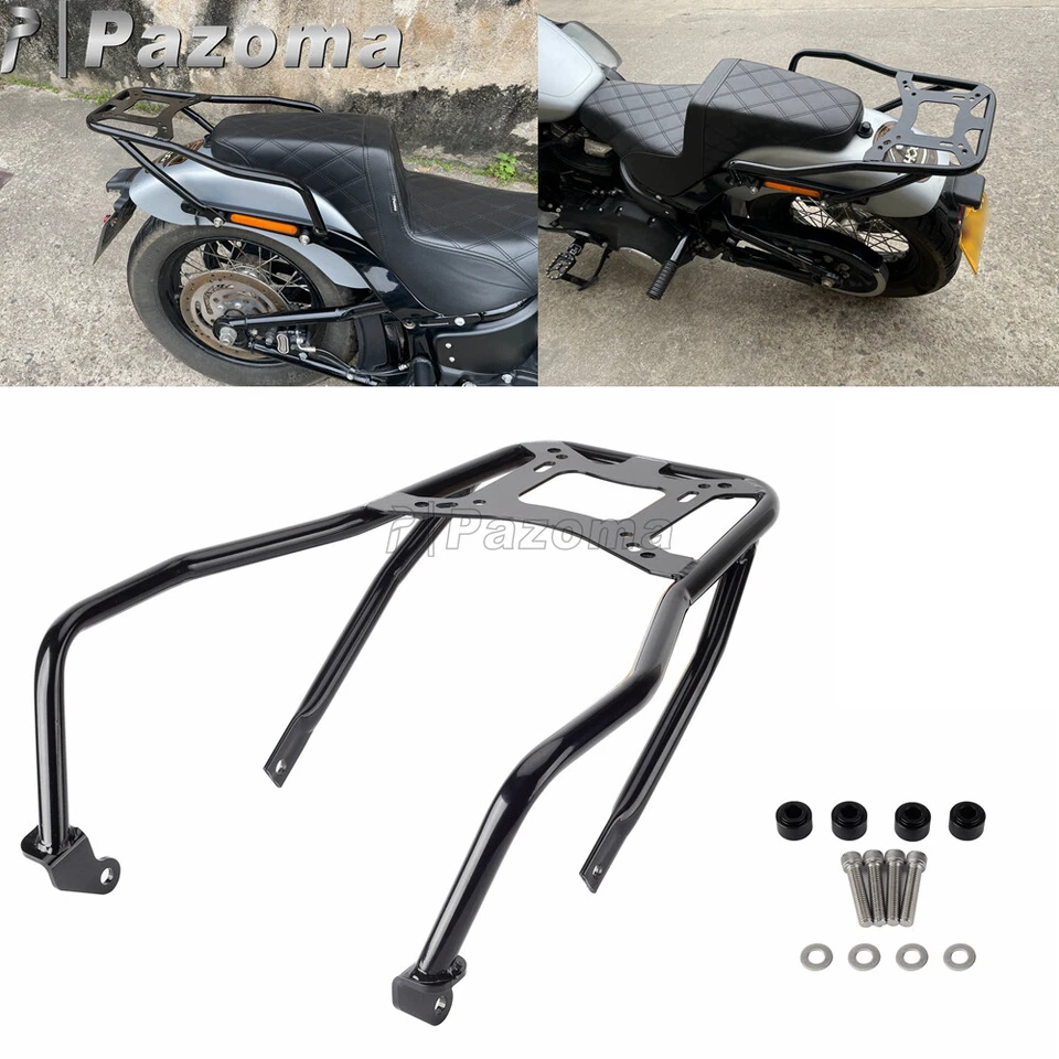 Portaequipajes trasero soporte de montaje superior para Harley Softail Standard FXST '18-23 Foto 1 de 4