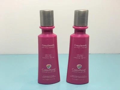 COLORPROOF - CRAZY SMOOTH - ANTI FRIZZ SHAMPOO AND CONDITIONER SET - 2 OZ EACH - Image 1 of 3