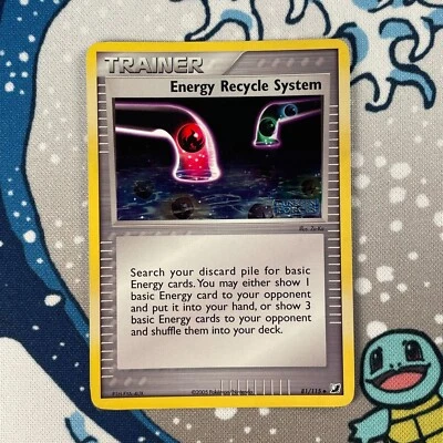 Energy Recycle System 81/115 Reverse Holo EX Unseen Forces Stamped Pokemon LP - Image 1 of 3