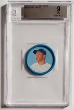 1963 Salada Junket Coins MICKEY MANTLE #56 BGS 9 Mint NY Yankees Low Pop 1/1 