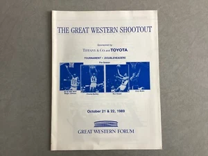 1989 Great Western Forum Shootout NBA Event Game Program-NEW - Picture 1 of 3