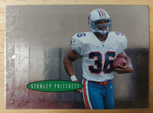 1996 Playoff Contenders Open Field Foil Football Card #51 Stanley Pritchett