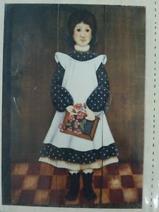 MICHELINE RIGGIO SCHOOL GIRL PRIMITIVE PAINTING PATTERN - Picture 1 of 3