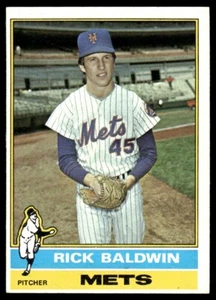 1976 Topps Rick Baldwin Rookie New York Mets #372 - Bild 1 von 2