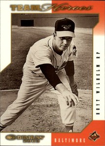 2003 Donruss Team Heroes Glossy Baltimore Orioles Baseball Card #66 Hoyt Wilhelm
