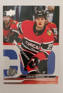 2023-24 Upper Deck Series 1 Base #36 Lukas Reichel Chicago Blackhawks