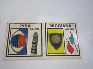 calciatori 1969-70 - SCUDETTI di B - pisa,reggiana - con velina-panini- - Picture 1 of 2