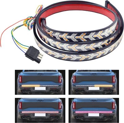 NEW 48" ARROW LED Tailgate Light Strip Yellow Turn Signal Light Red Brake Light - Image 1 of 4
