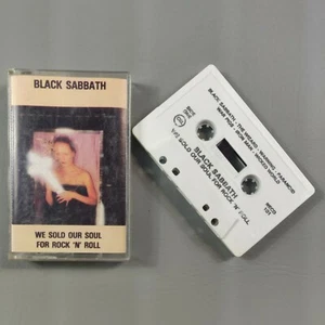 BLACK SABBATH - WE SOLD OUR SOUL FOR ROCK 'N' ROLL CASSETTE TAPE 1975 NEMS - Picture 1 of 10