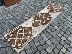 Stair rug,Floor rug,Handmade rug,Runner rug,Turkish rug,Wool rug 1,9 x 7,4 ft - Picture 1 of 10