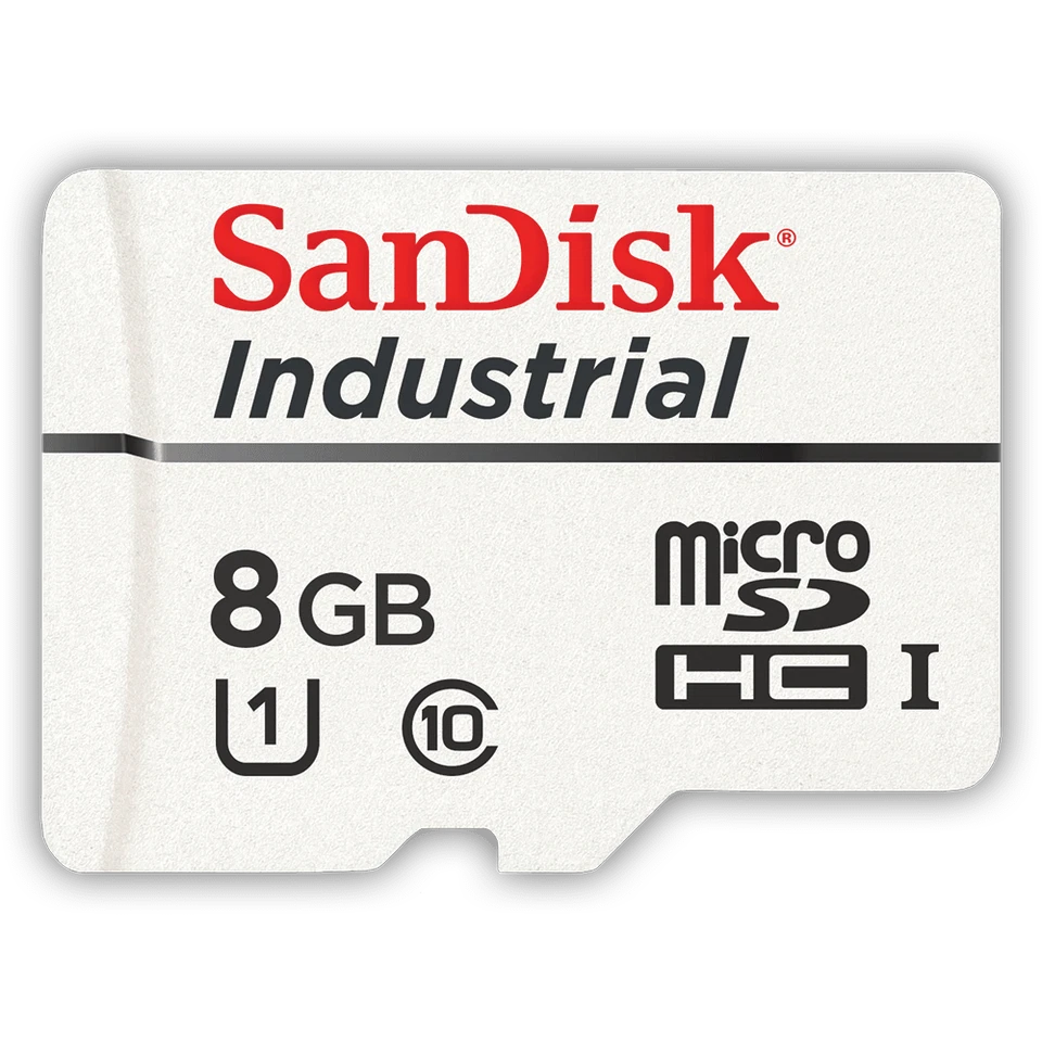 SanDisk 8GB Industrial MLC Grade Micro SD SDHC UHS-I Class 10 Memory Card Bulk - Image 1 of 1