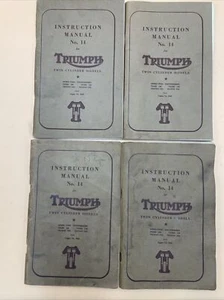 ORIGINAL TRIUMPH INSTRUCTION MANUAL SPEED TWIN 5TA TIGER 100 THUNDERBIRD TR5 500 - Bild 1 von 12