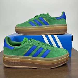 Adidas Originals Gazelle Bold Plateauschuh Damengröße 8 grün blau Gummi IE1370 - Bild 1 von 9