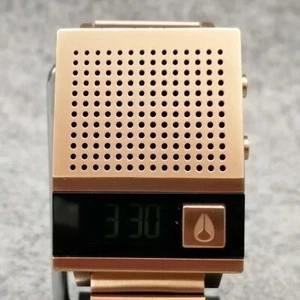 Nixon Dork Too Men Quartz Bronze Steel Watch Digital in box Japan - Rank B - Picture 1 of 15