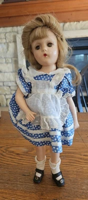 1950's Madame Alexander 13 1/2" Alice in Wonderland  Doll All Original w/ Swivel - Image 1 of 4