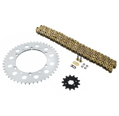 1997-2002 Kawasaki KLX300 KLX 300 Gold O Ring Chain & Sprocket Silver 13/47 110L - Image 1 of 4
