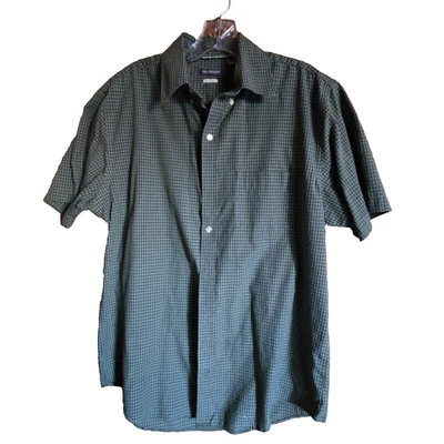 Van Heusen Hombre Camisa de Vestir Manga Corta Talla M (15-15 1/2) Foto 1 de 2