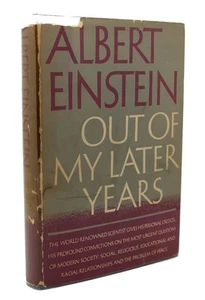 Albert Einstein OUT OF MY LATER YEARS 1st Edition 1st Printing - Imagen 1 de 1