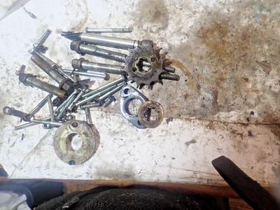 1971 Suzuki TS 185 Some Case Screws/tachometer Drive/Misc. Parts - Image 1 of 4