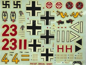 Decals : Fw190 Focke-Wulf Monogram | No. PA107 | 1:48 - Picture 1 of 1