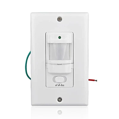 Sensky BS033C 110v Motion Sensor Light Switch, 180 Degree View Occupancy Sensor - Image 1 of 4