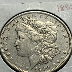 1890 Morgan Silber Dollar vz - Bild 1 von 6