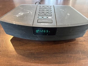 Bose Wave Radio Alarm Clock AM / FM Stereo ~ AWR1G1 ~ Black ~ TESTED w/o remote - Bild 1 von 5