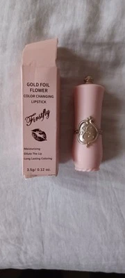 FIRSTFLY GOLD FOIL FLOWER COLOR CHANGING LIPSTICK 03 3.5g/0.12oz OPEN BOX 6/25 - Image 1 of 4