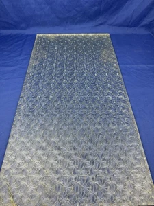 C.1920 Florentine Glass Window Pane w/ Chicken Wire, Fire Prevention & Privacy! - Picture 1 of 21