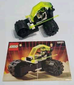 LEGO Space 6851 Blacktron Tri-Wheeled Tyrax with Instructions Complete 