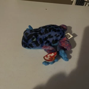 TY Beanie Baby - DART the Frog (8 inch) - MWMTs Stuffed Animal Toy Very Clean - Picture 1 of 8